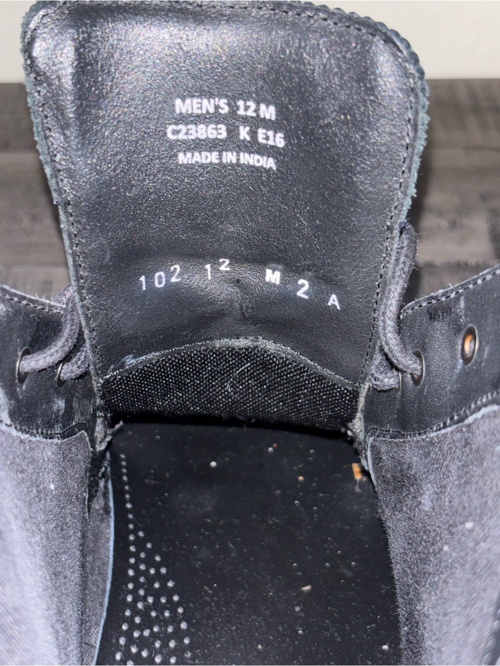 Men's Cole Haan Air Colton LEATHER Wingtip Ankle BOOTS 12M - Picture 2 of 13